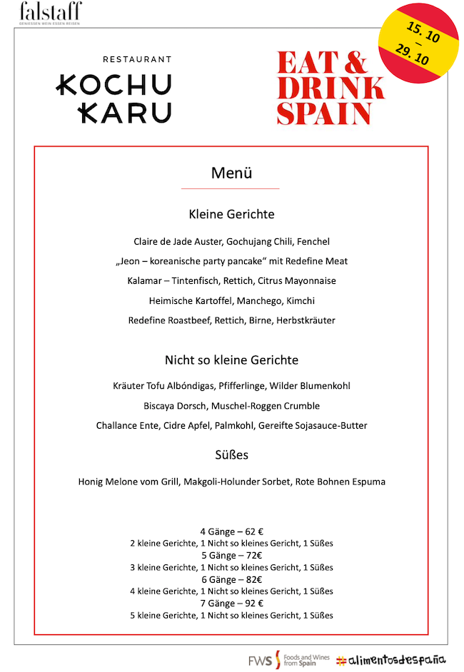 Kochu Karu food menu