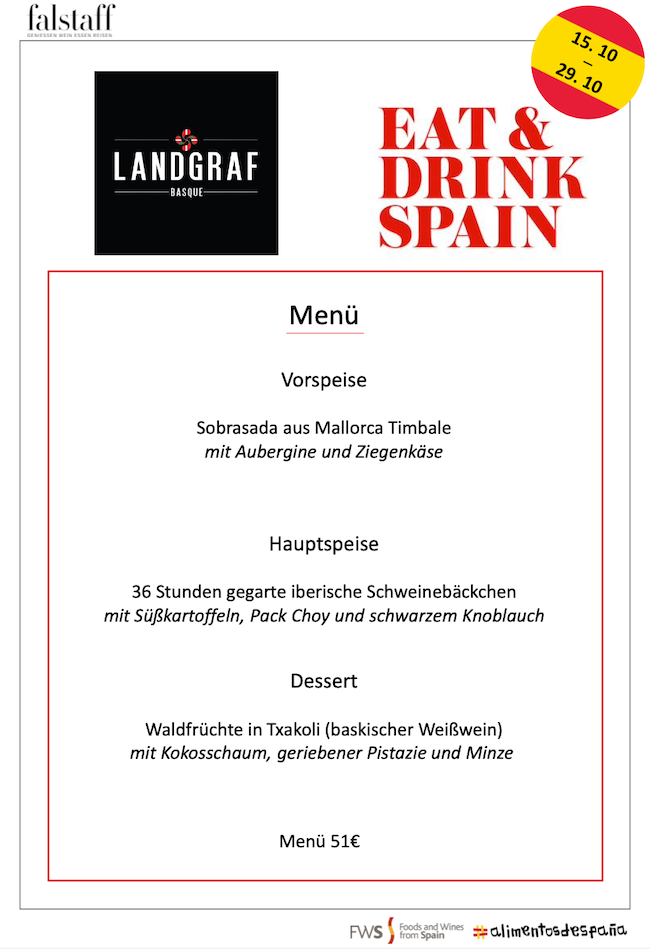 Landgraf menu