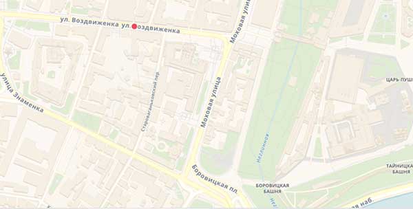 Trade Commission of Spain in Moscow (map)