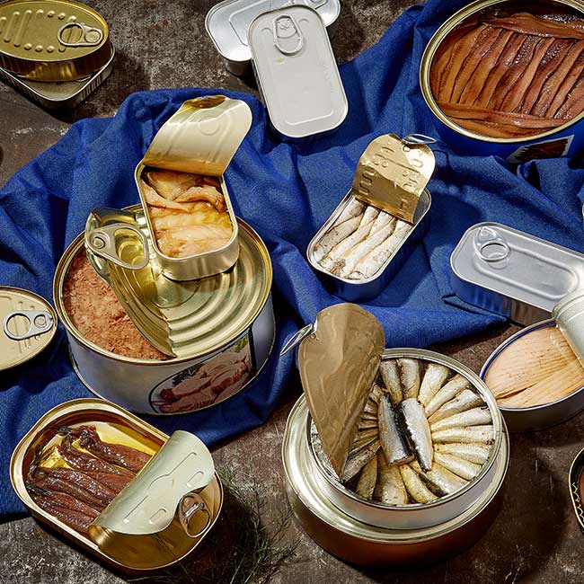 Spanish canned fish products. Photo by: LH Photoagency JC de Marcos / @ICEX