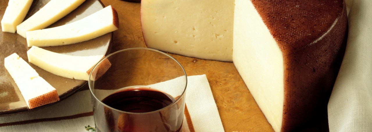 Cheeses and wine