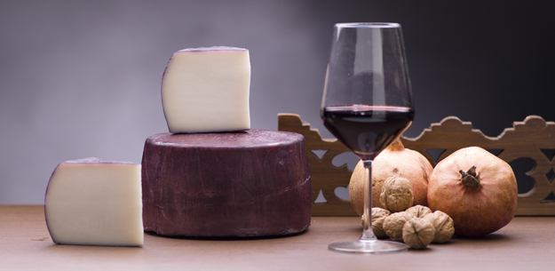 Cheese and wine