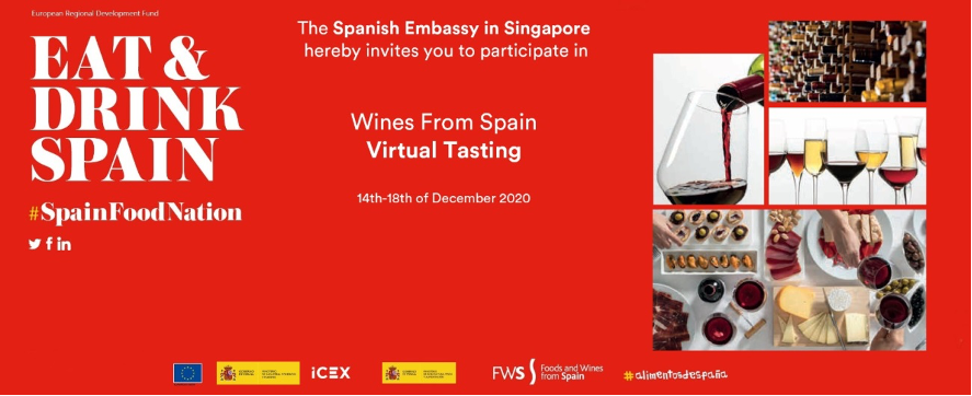 Wines from Spain Virtual Tasting in Singapore