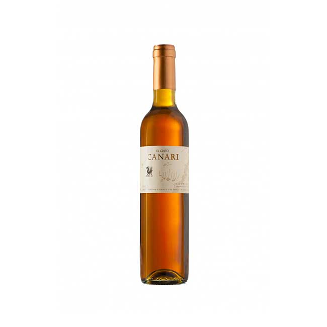 Malvasía Canari wine, by El Grifo winery.