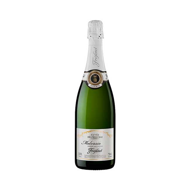 Malvasía cava wine, by Freixenet.