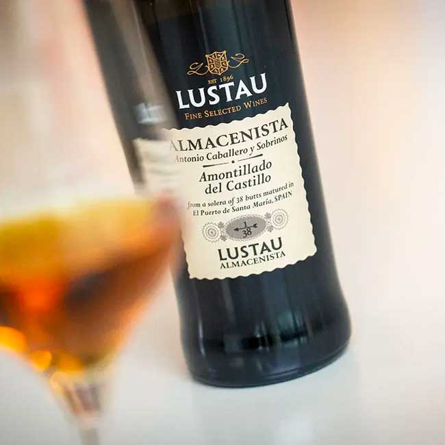 Amontillado Almacenista by Lustau winery.