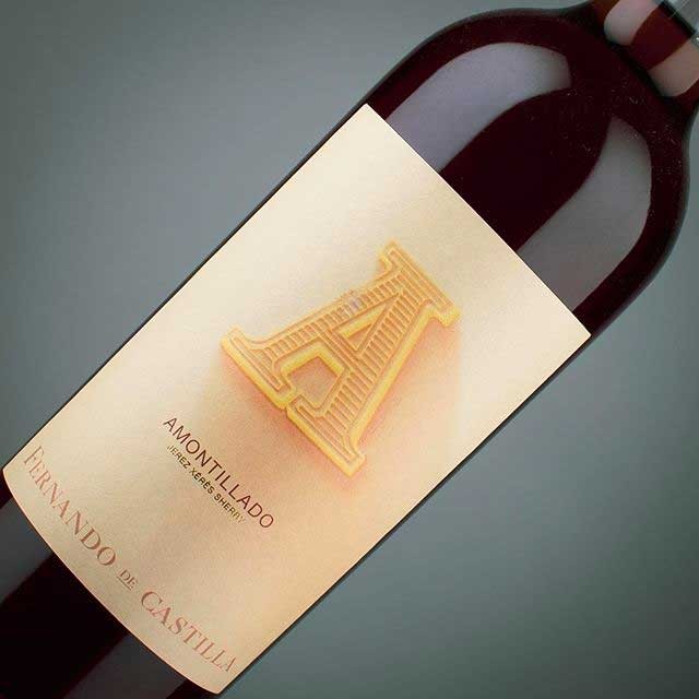 Amontillado Sherry by Fernando de Castilla winery.